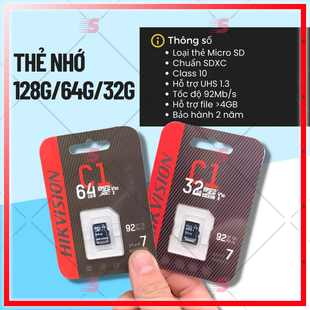 Thẻ nhớ Camera Wifi và Điện Thoại dung lượng cao chất lượng SDXC