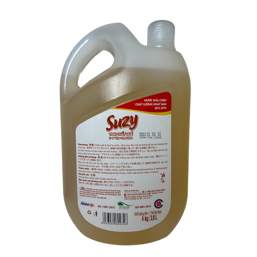 Nước rửa chén Suzy Quế