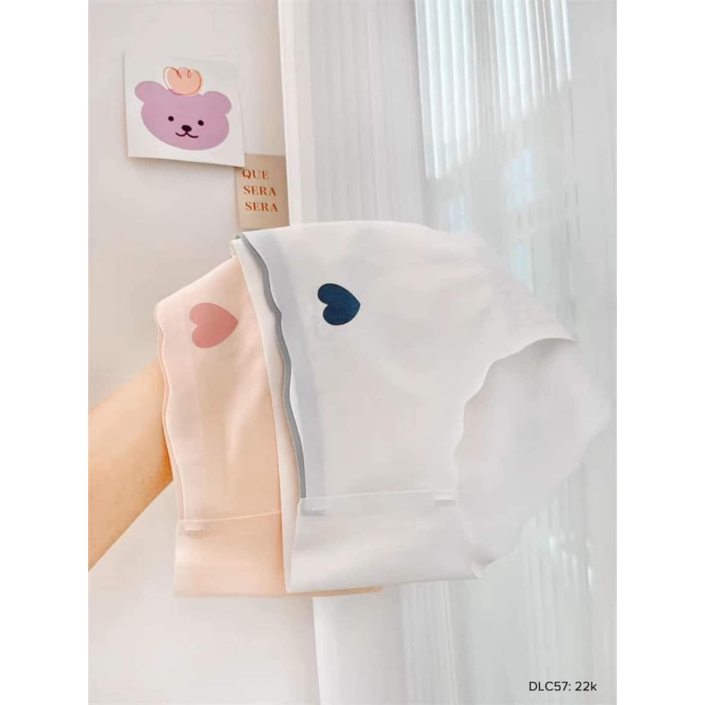 Sét 10 quần lót nữ đúc tim không viền