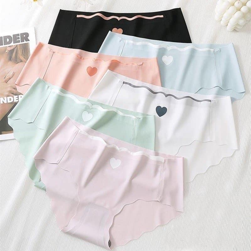 Sét 10 quần lót nữ đúc tim không viền