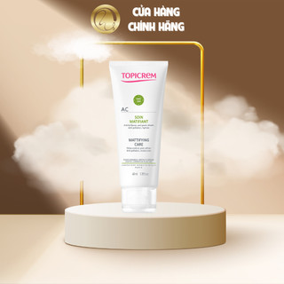 Kem dưỡng ẩm AC Mattifying care Topicrem giảm bóng nhờn cho da dầu mụn 40ml