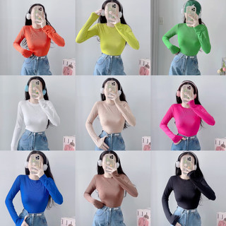 Áo tay dài túi zip thun gân chính phẩm