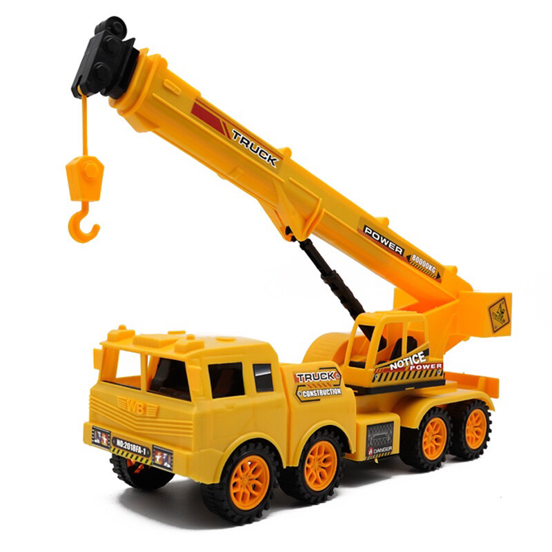 Xe cẩu,xe móc đồ chơi loại to,cần cẩu có thể kéo ra,xuay 360 độ linh hoạt máy công trình cho bé Hàng Có Sẵn
