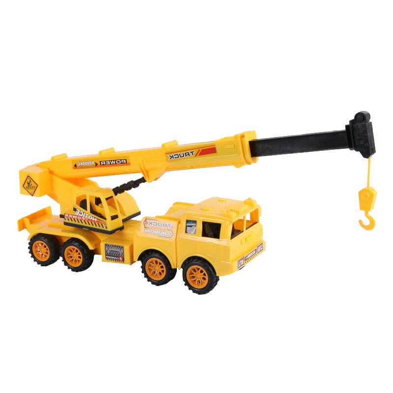 Xe cẩu,xe móc đồ chơi loại to,cần cẩu có thể kéo ra,xuay 360 độ linh hoạt máy công trình cho bé Hàng Có Sẵn