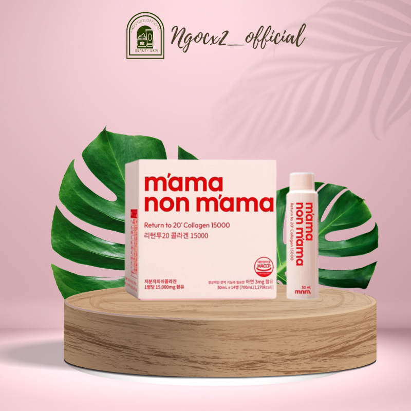 1 hộp/ 14 ống Collagen tươi thủy phân Mama non mama 50ml/ ống