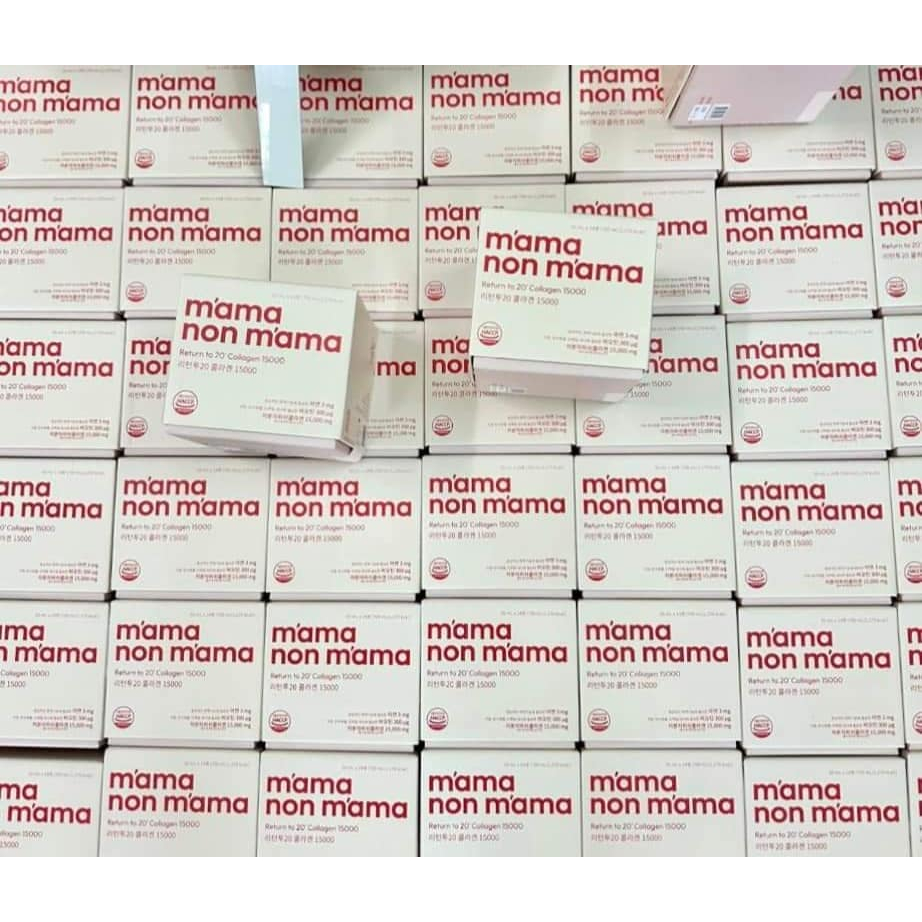 1 hộp/ 14 ống Collagen tươi thủy phân Mama non mama 50ml/ ống
