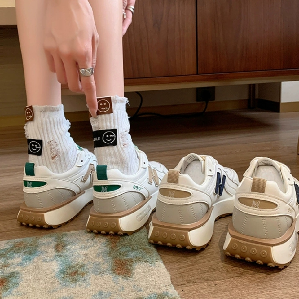 Giày thể thao nữ 890, Giày nữ đế độn cao 5 phân, Sneaker nb phong cách ulzzang trending