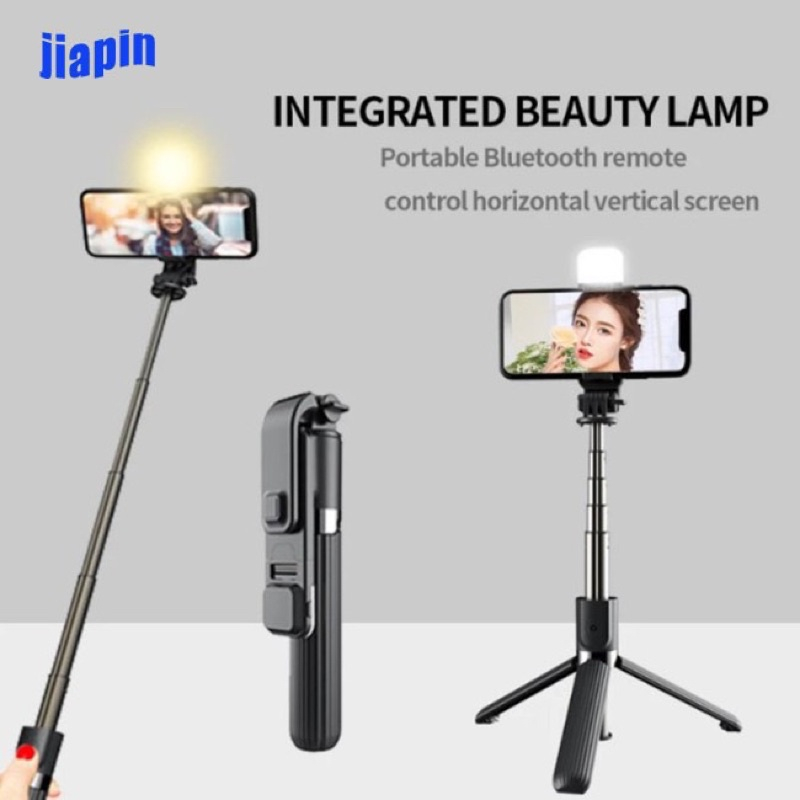 Gậy chụp ảnh điện thoại 3 chân có remote,kim đèn led Selfie tự sướng chống rung, xếp gọn xem phim, quay video sản phẩm