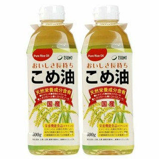 Dầu gạo cao cấp cho bé ăn dặm, dùng để chiên xào ,dầu gạo TSUNO chai 500gr