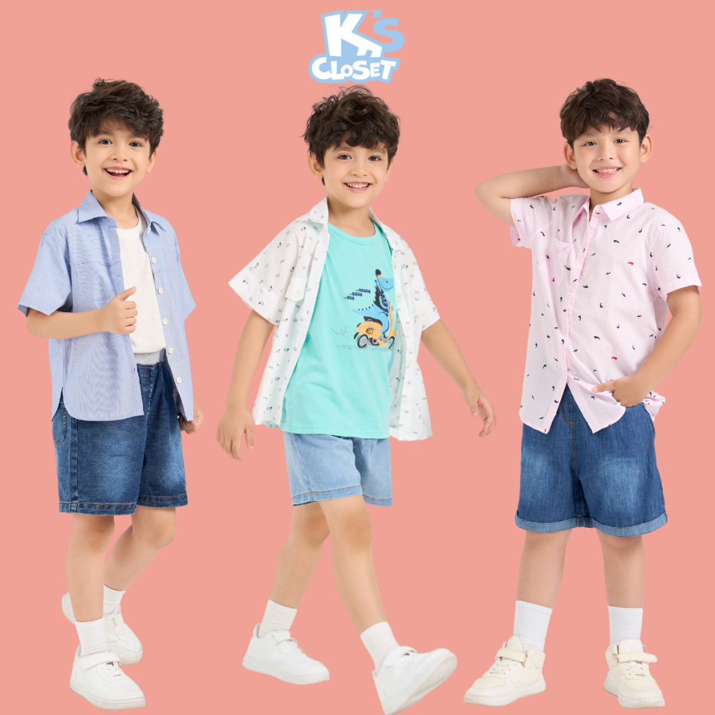 Quần Sooc Bò K'SCLOSET Dành Cho Bé  - E042THS / KT171THS/ OL23THS