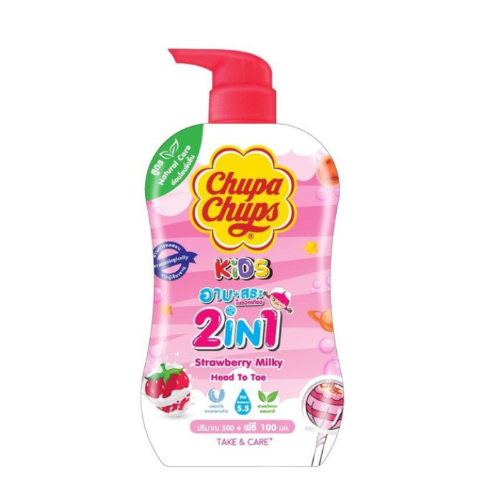 Sữa tắm + gội toàn thân Chupa Chups Kids Head To Toe 600ml