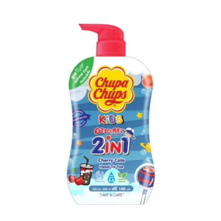 Sữa tắm + gội toàn thân Chupa Chups Kids Head To Toe 600ml