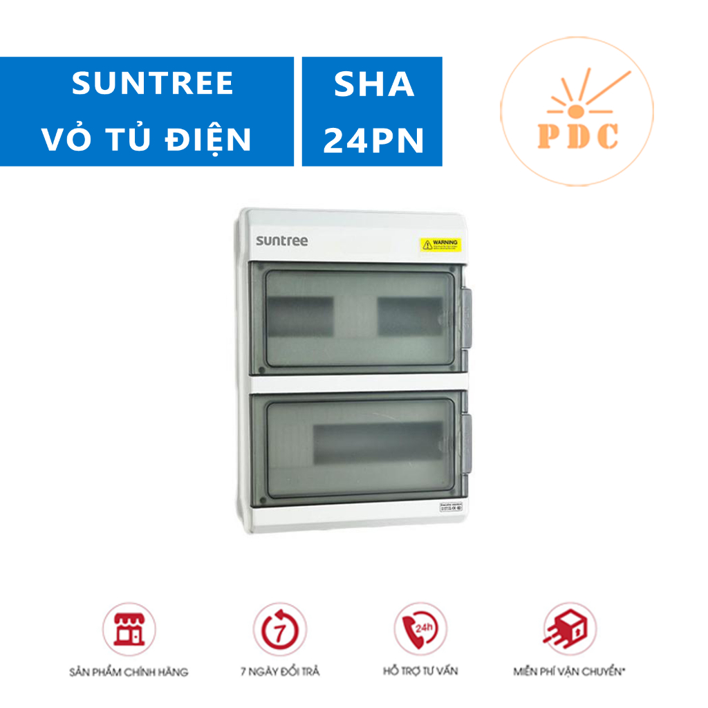 Vỏ Tủ điện SUNTREE PMH_24PN  24 Đường - 24 CB ĐƠN