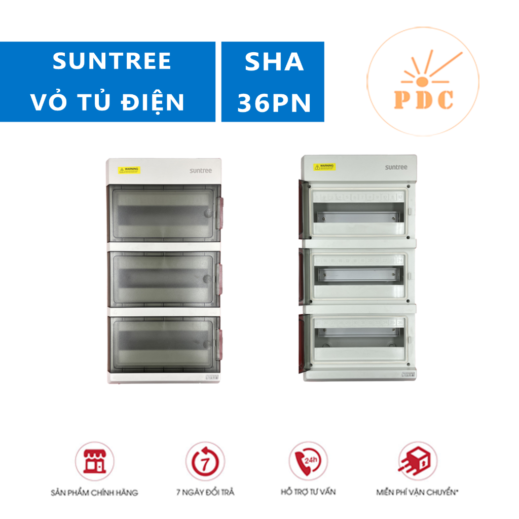 Vỏ Tủ điện SUNTREE 36 Đường SHPN36  - 36 CB ĐƠN