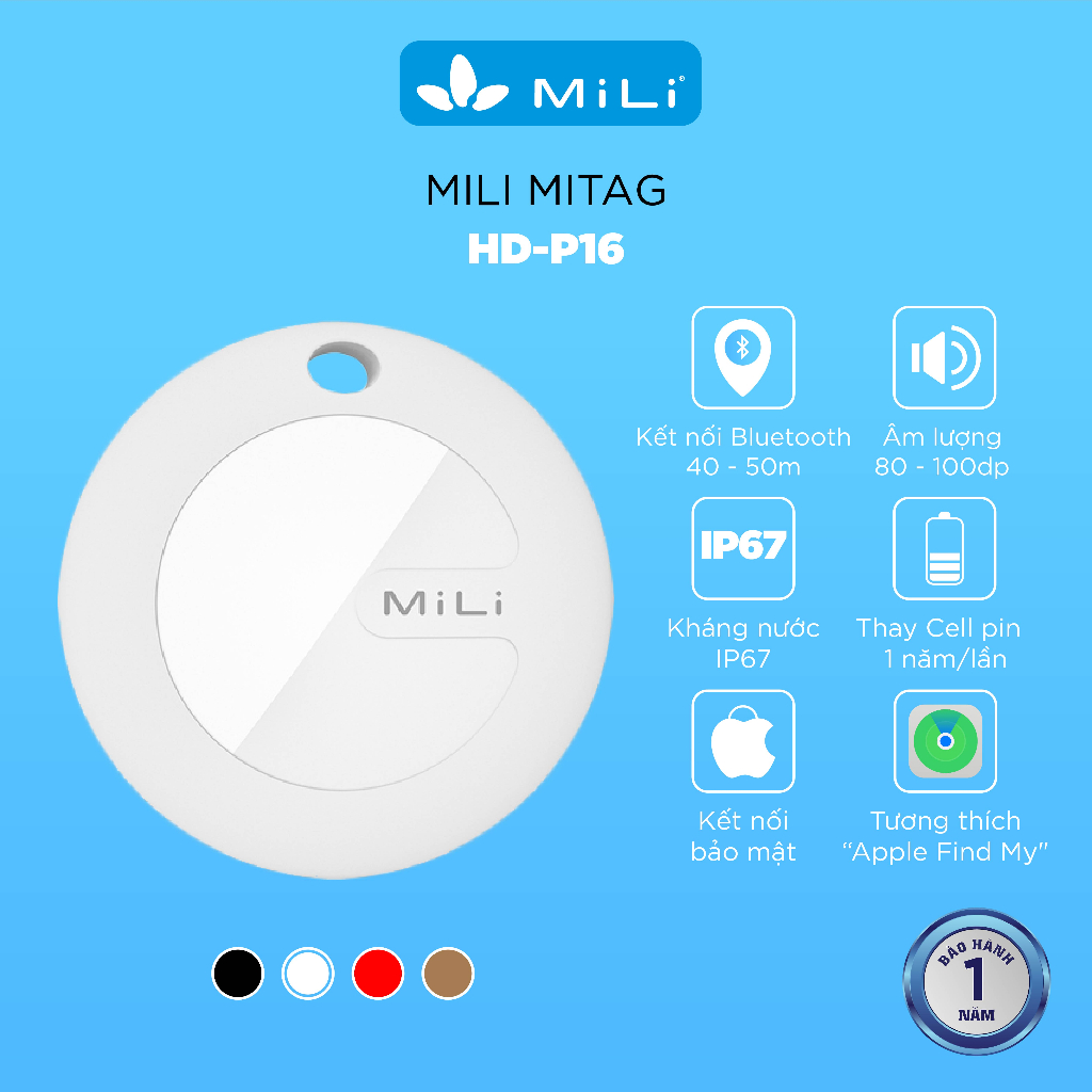 Thiết bị định vị MiLi MiTag HD-P16 - Hàng chính hãng