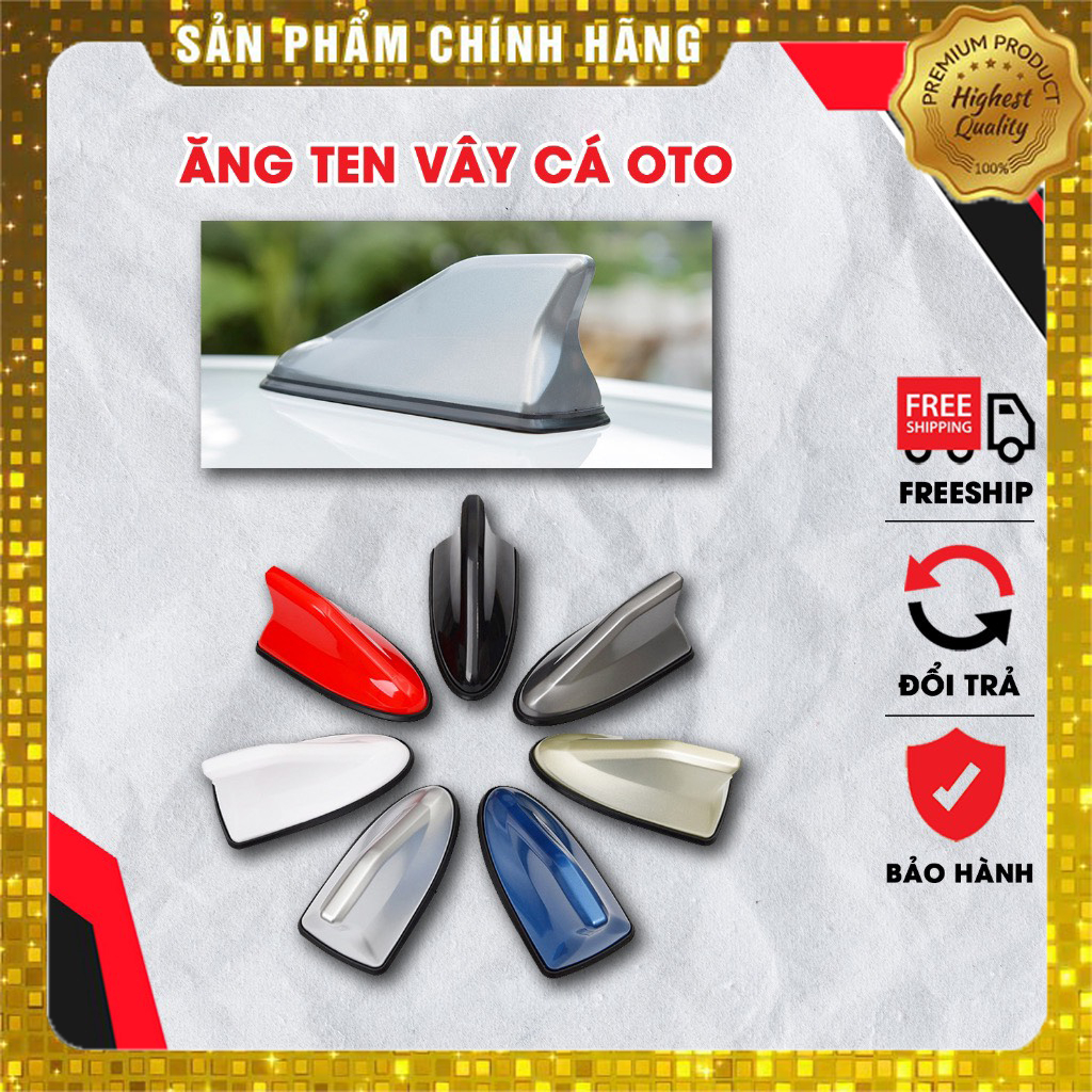 Anten hình vây cá mập gắn trần xe hơi thu sóng FM / AM tiện dụng