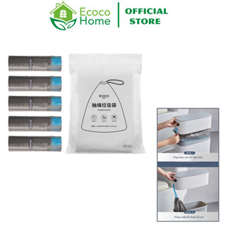  Túi Đựng Rác ECOCO Có Quai Xách Siêu Dai Túi Rác Tự Phân Hủy Túi Nilon Sinh Học Mẫu Mới E2254 