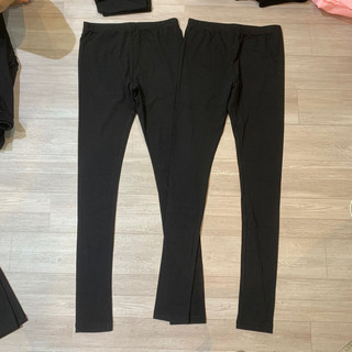 Quần legging cotton thu đông nữ xuất Nhật dáng dài, duy nhất màu đen