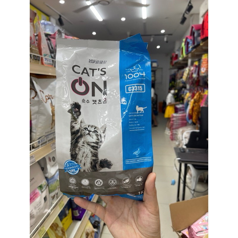 Thức ăn hạt cho mèo Cat's On 1kg