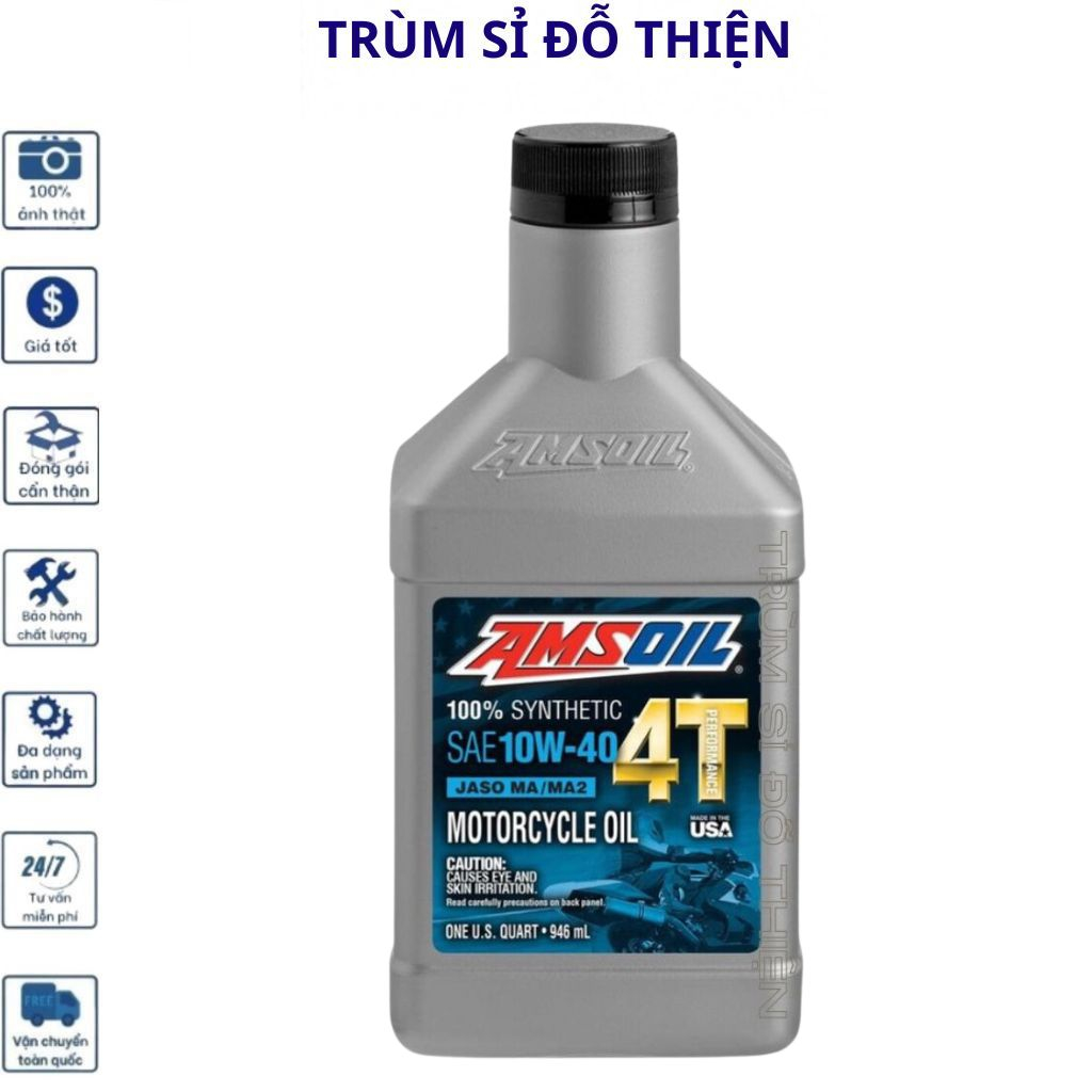 Nhớt Amsoil Performance 4T 10w40 HOANTHACH SP018680