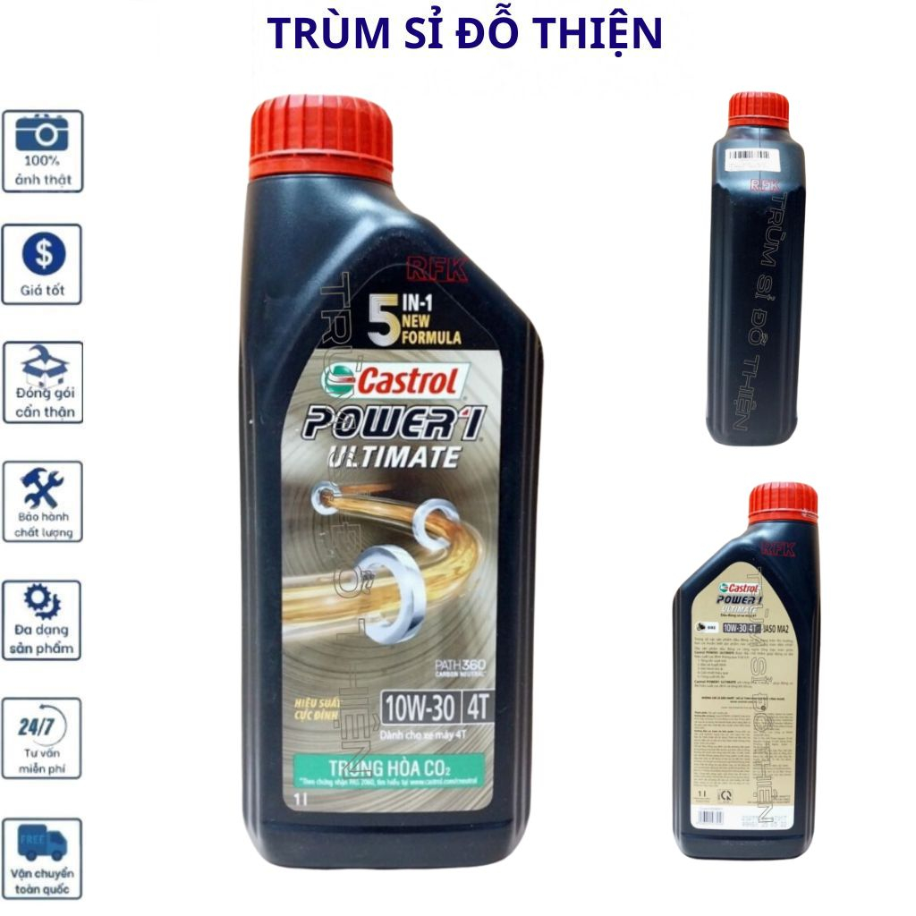 Nhớt Castrol Ultimate 10W30 4T dùng cho Xe Số HOANTHACH Trùm Sỉ Đỗ Thiện