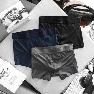 Quần lót nam boxer david beckham đùi chất vải cotton lạnh 4 chiều cực mịn và mát hàng xuất xịn chính hãng