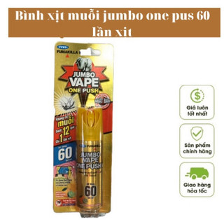 Bình xịt muỗi jumbo one pus 60 lần xịt nhỏ gọn tiện lợi