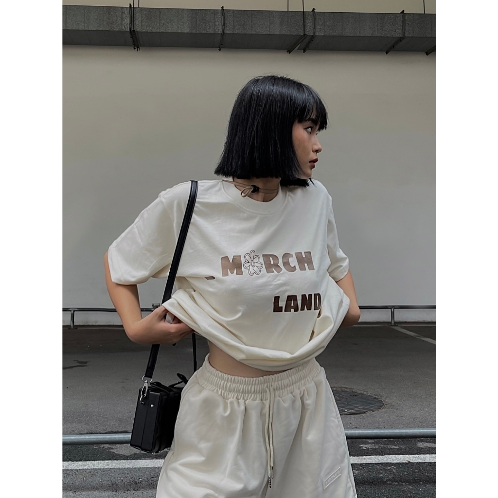 ÁO THUN NAM NỮ FLOWERS CHÍNH HÃNG MARCHLAND COTTON CHÍNH PHẨM MỀM MẠI THOÁNG MÁT KHI MANG KHÔNG HẦM BÍ