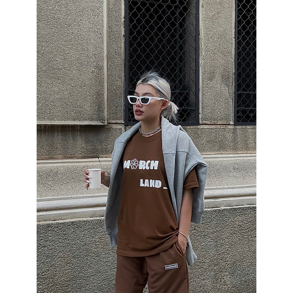 ÁO THUN NAM NỮ FLOWERS CHÍNH HÃNG MARCHLAND COTTON CHÍNH PHẨM MỀM MẠI THOÁNG MÁT KHI MANG KHÔNG HẦM BÍ