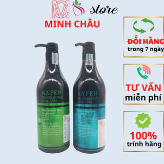 Cặp dầu gội xả kafen hoàn hình 800ml phục hồi tóc hư tổn, tóc nát, tóc yếu