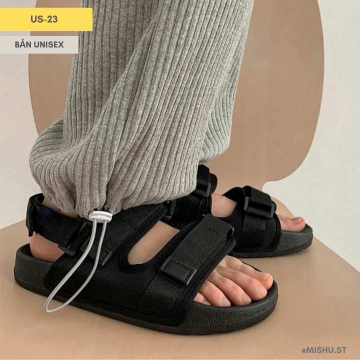 Giày sandal quai hậu nữ 2023 Fullbox bản 2 quai ngang đế cao