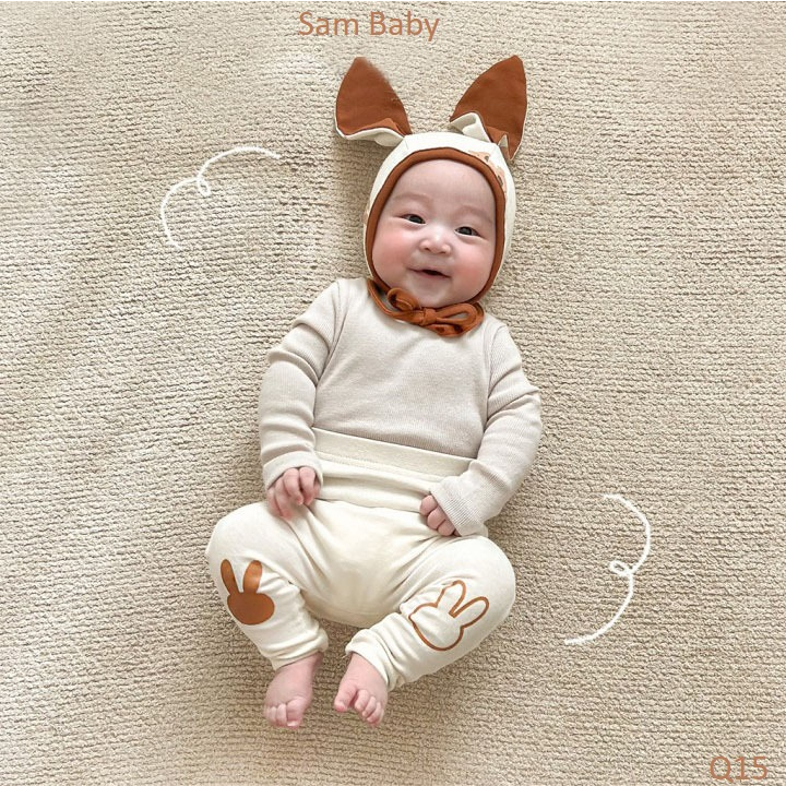 Quần legging ống in thỏ cho bé-Sam Baby-Q15