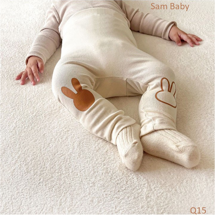 Quần legging ống in thỏ cho bé-Sam Baby-Q15
