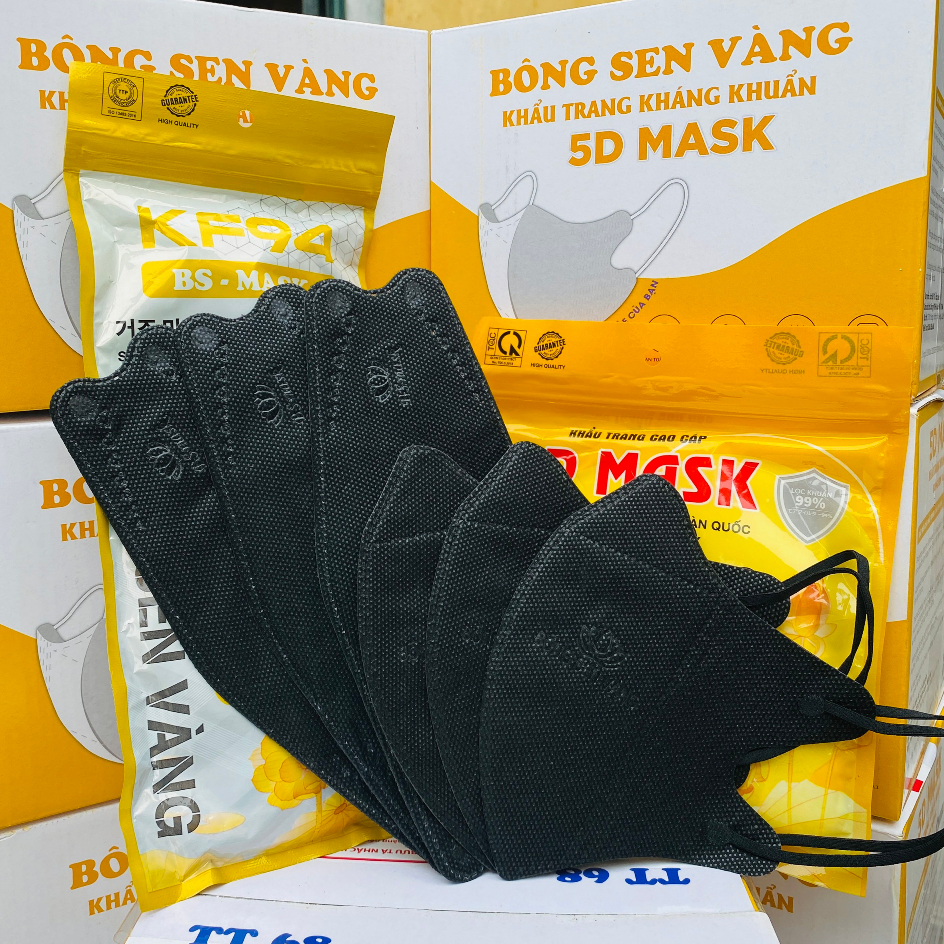 300c KF94 Tặng thêm 100c 5D Bông Sen Vàng