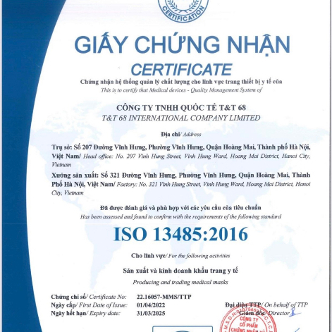 Thùng 200c Khẩu Trang 5D Trẻ em Bông Sen Vàng
