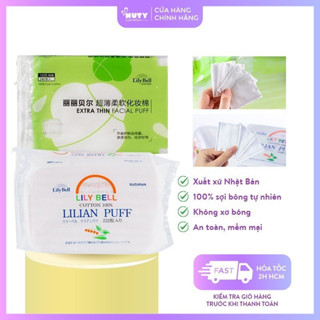 Bông Tẩy Trang Lily Bell Lilian Puff Cotton (222 miếng)