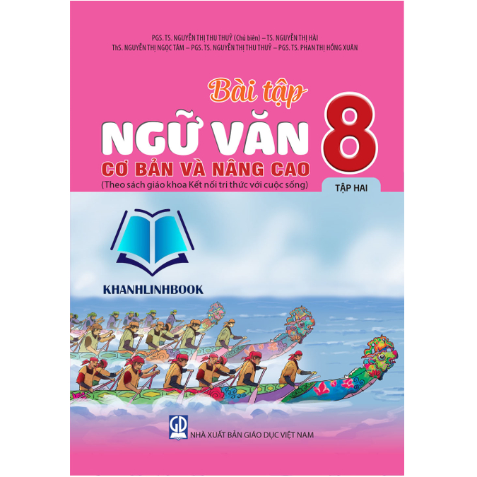 Sách - Combo Bài tập ngữ văn 8 cơ bản và nâng cao - tập 1 + 2