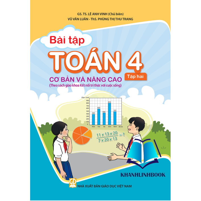 Sách - Combo Bài tập toán 4 cơ bản và nâng cao - tập 1 + 2