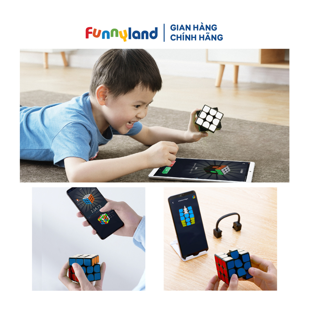 Đồ chơi Rubik 3x3 Giiker Super Cube  i3S