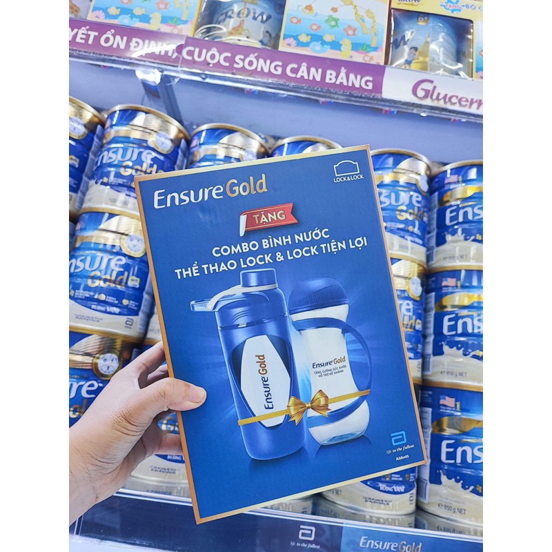 Combo 2 bình nước thể thao lock&lock