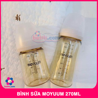 Bình sữa moyuum núm ti silicon hàn quốc ppsu 170ml/ 270ml cho bé