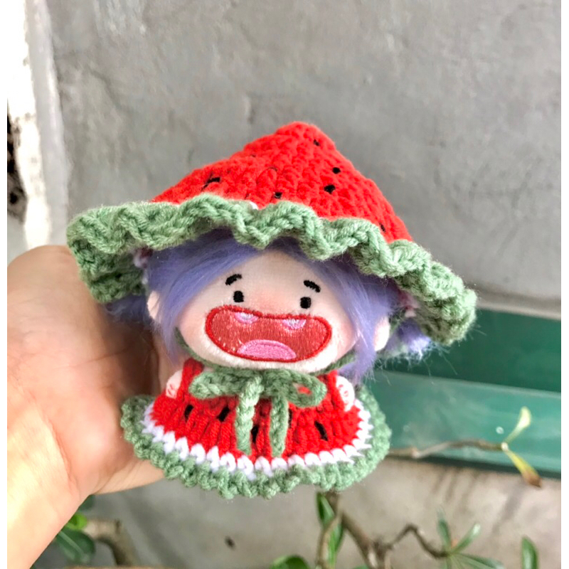Outfit doll 10cm bộ dưa hấu cho doll 10cm