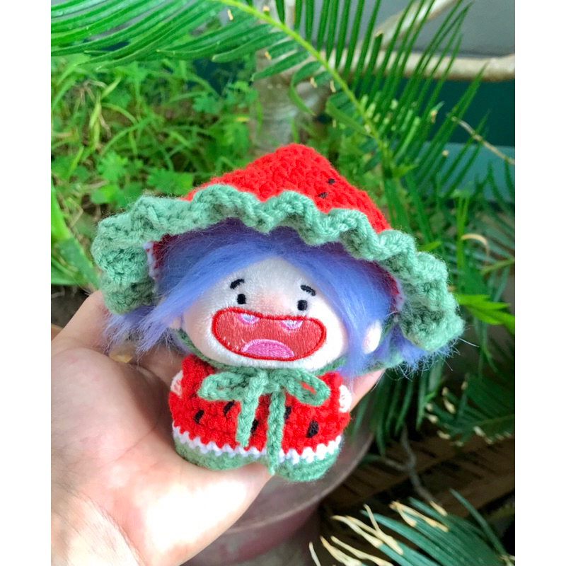 Outfit doll 10cm bộ dưa hấu cho doll 10cm