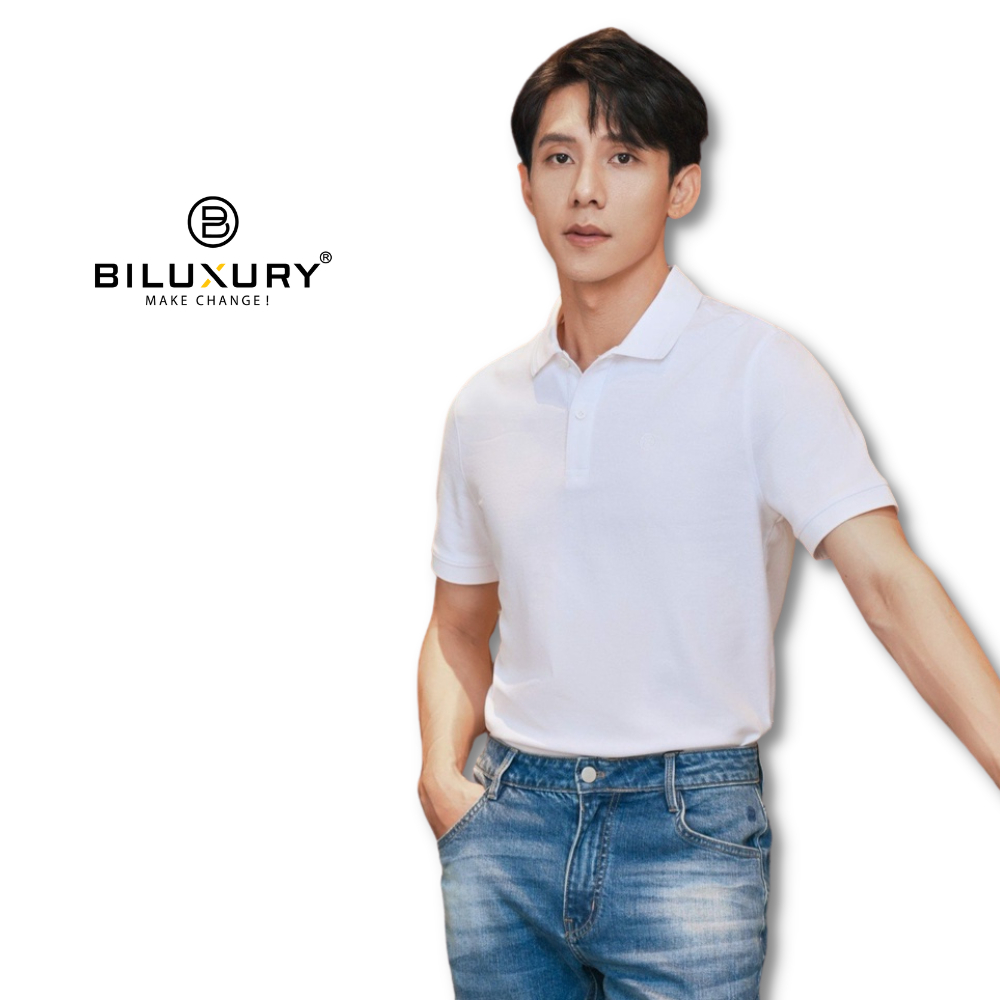 Áo Polo Nam T2 7APCB002 Biluxury Chất Liệu Nano Cao Cấp Form Slimfit Tôn Dáng