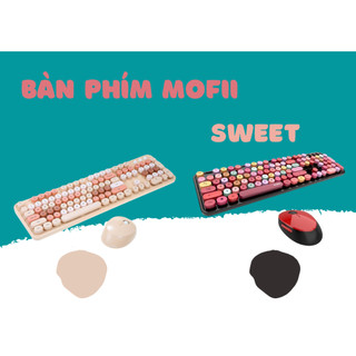 Combo bàn phím chuột sweet colorful mofii