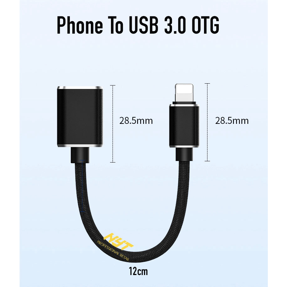 Cáp USB 3.0 OTG Cho Phone Táo Cao Cấp NYT CDN103 - BH 12T Đổi Mới