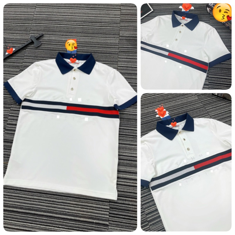 Áo Polo Nam Tô my Thêu Chữ Đơn giản - Áo Polo Nam Tô my Cực Hót