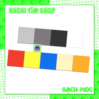 Combo 10 part trơn 2x2 - phụ kiện gạch moc tương thích 3068