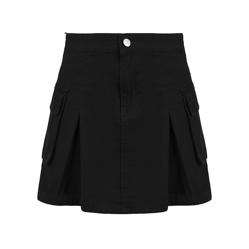 Chân váy kaki túi hộp cá tính dáng chữ a mặc đi học đi chơi Maia CVKaki1708 P0K16