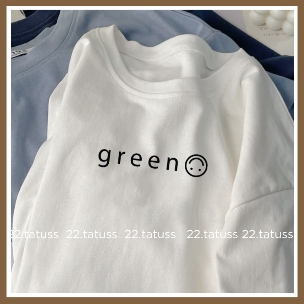 Áo thun cotton khô thoáng mát "GREEN"